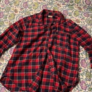 Red and blue flannel